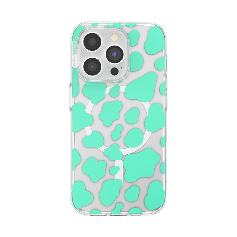Turquoise Cow Cow — iPhone 15 Pro MagSafe Case image number 0